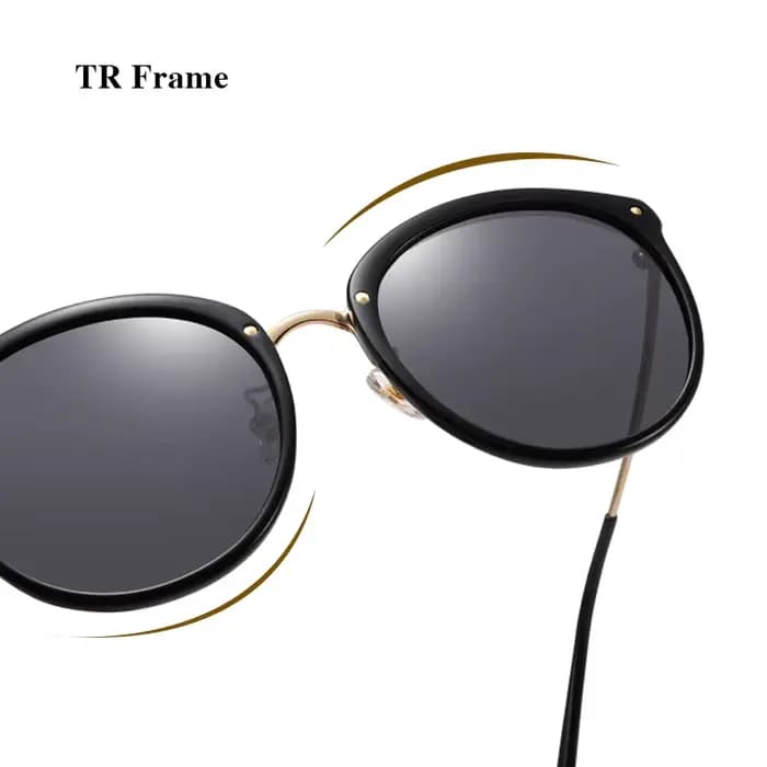 Lunettes de soleil vintage polarisées pour femmes