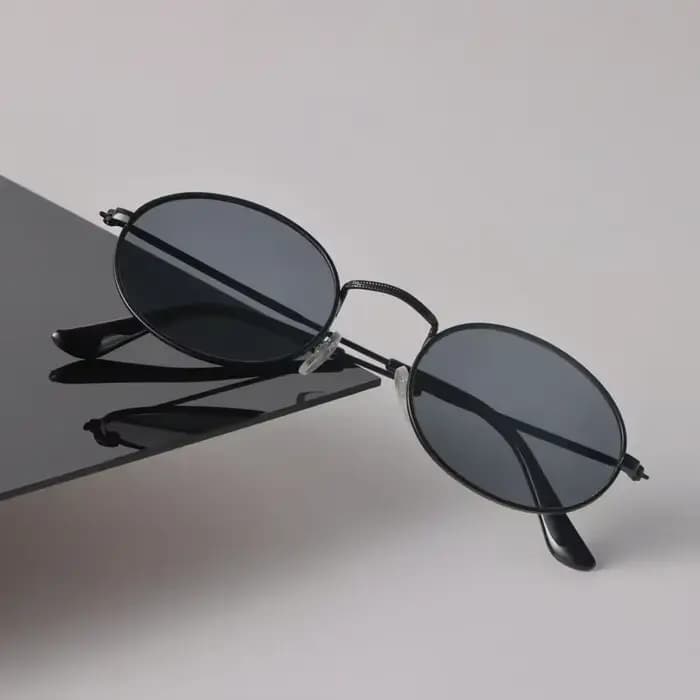 Lunettes de soleil ovales de styliste pour femmes et hommes