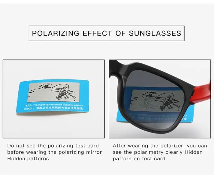 Flexible enfants lunettes de soleil polarisées