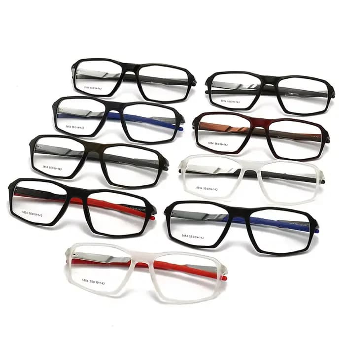 Lunettes de sport pour hommes à monture large