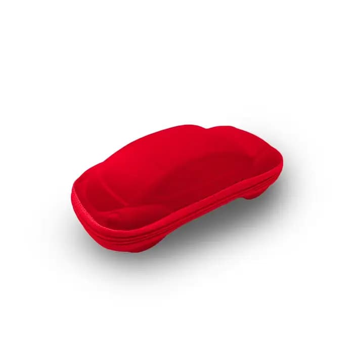 Étui à lunettes en forme de voiture de dessin animé mignon