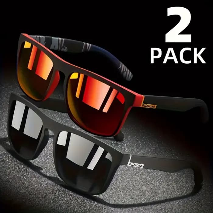 Lunettes de soleil polarisées carrées