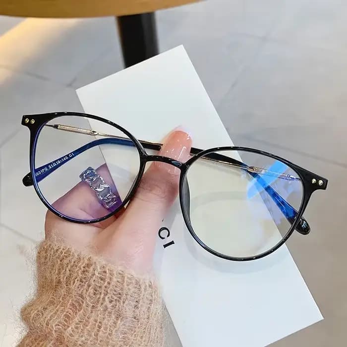 Lunettes de presbytie multifocales à monture ronde pour femmes