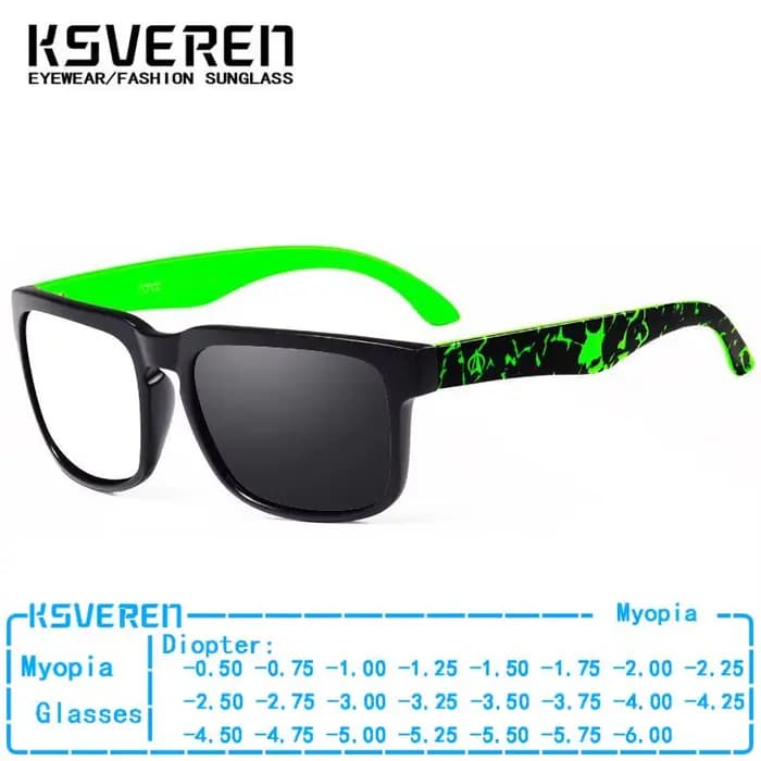 Lunettes de Sport photochromiques carrées pour myopie