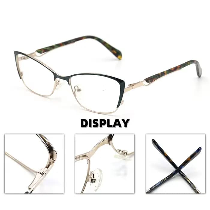 Petite monture de lunettes en œil de chat pour femmes