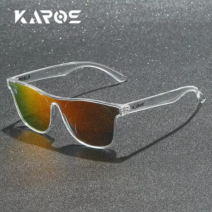 KAROS lunettes de soleil polarisées pour hommes femmes carré surdimensionné Anti-éblouissement conduite
