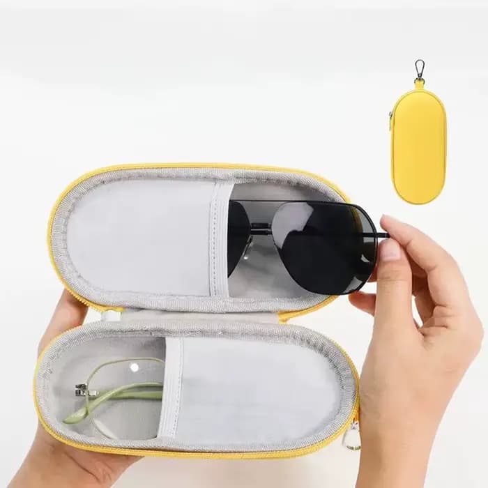Étui de voyage double pour lunettes avec coque rigide robuste pour protéger vos