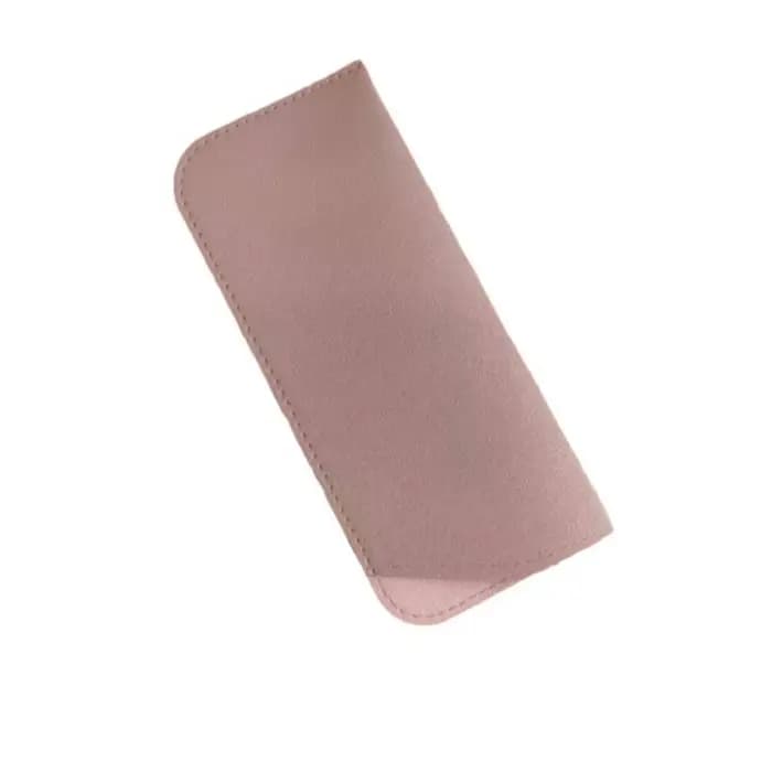 Pochette à lunettes en cuir PU