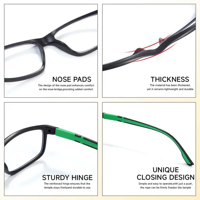 1/2/3/4 pièces VOPHA lunettes de lecture à mise au point automatique, lunettes presbytes légères Anti-fatigue oculaire mode ordinateur pour femmes hommes