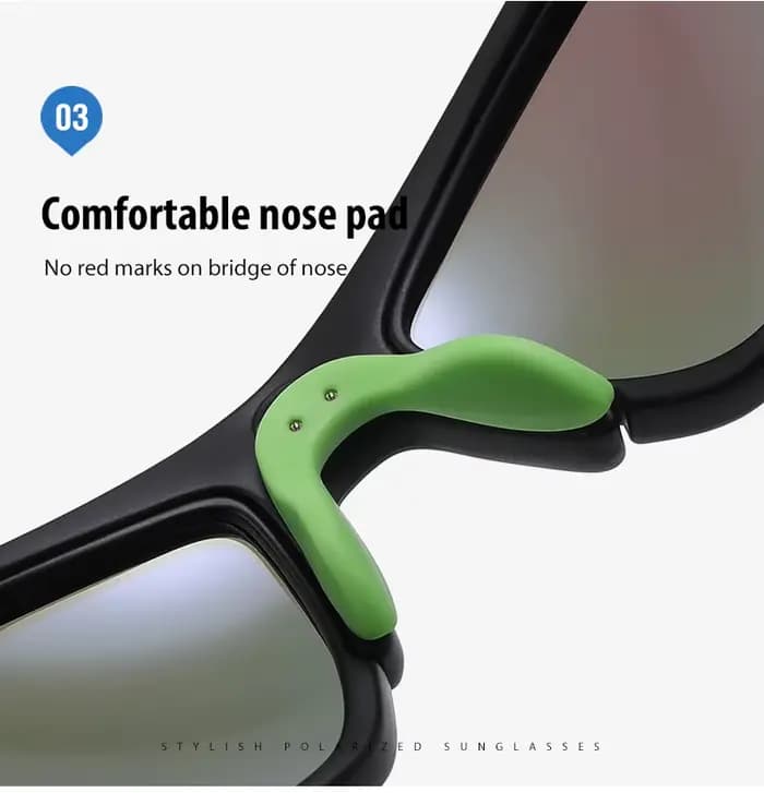 Lunettes de soleil de sport polarisées pour hommes et femmes, changement de couleur, Vision nocturne, cyclisme, vent