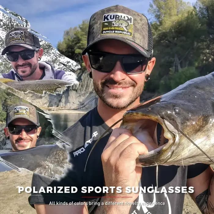 Lunettes de soleil polarisées Kapvoe pour hommes
