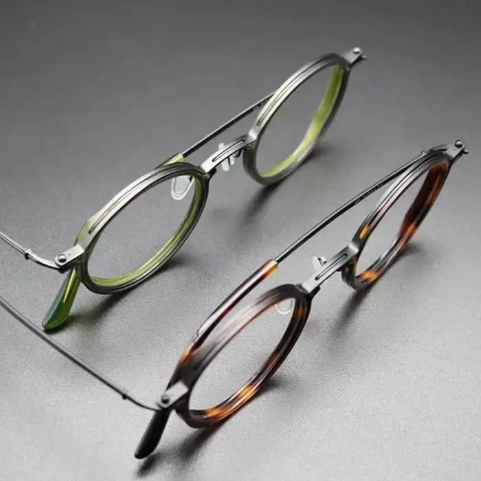 Nouvelles lunettes rétro rondes anti-lumière bleue 2026 pour hommes