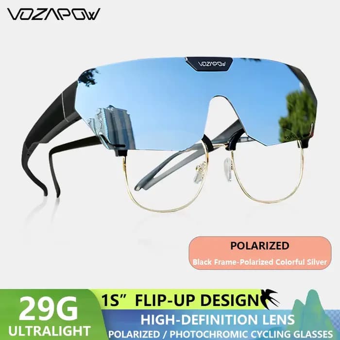 Vozapow lunettes de cyclisme polarisées Protection UV400