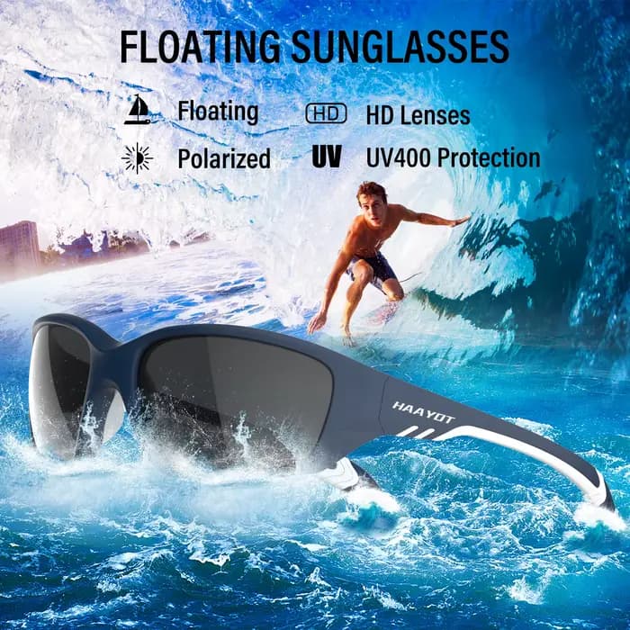 SUUKAA lunettes de soleil flottantes polarisées UV400