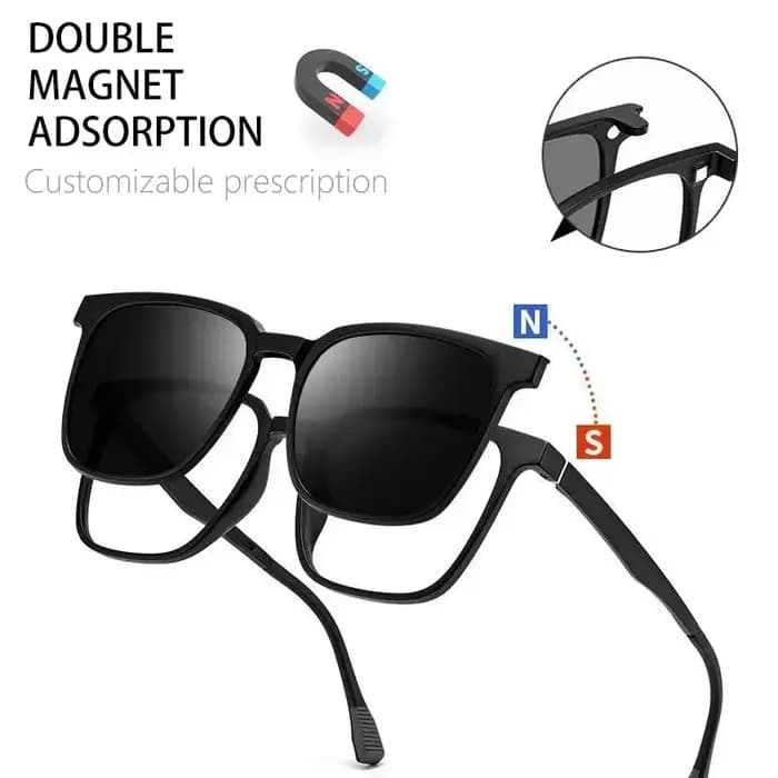 CLLOIO pince magnétique optique lunettes de soleil hommes polarisées myopie