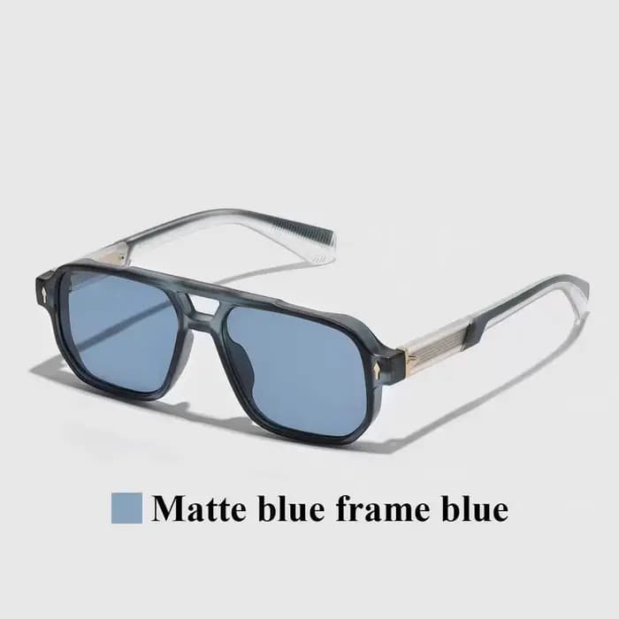 Lunettes de soleil rétro transparentes pour hommes et femmes