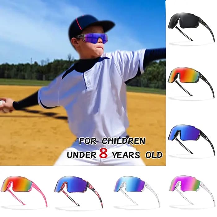 1/6 Paires de lunettes de soleil pour jeunes avec protection UV400 pour la vente en gros et au détail
