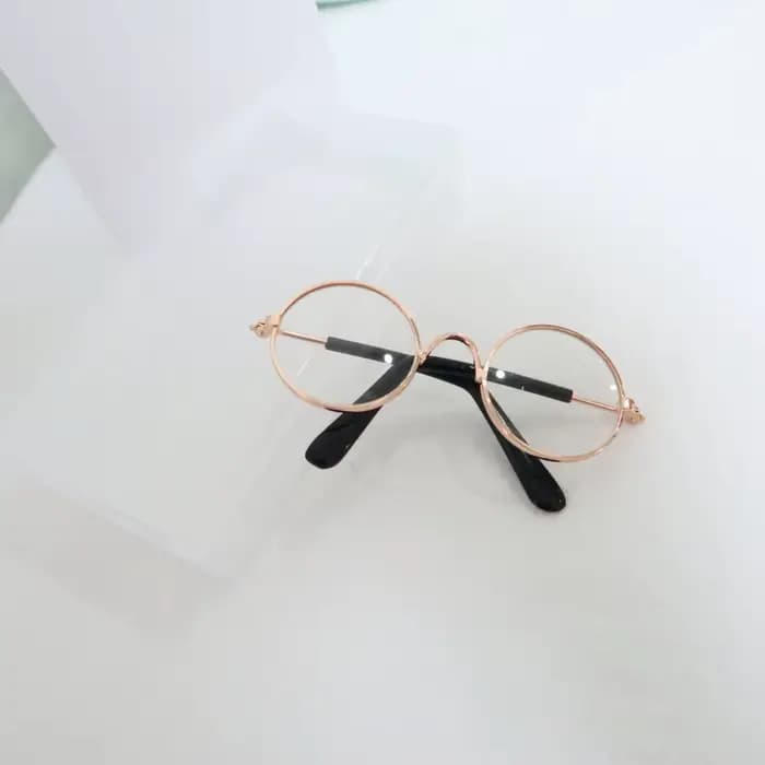 Lunettes miniatures 10CM, jouets, montures rondes interchangeables, lunettes miniatures multicolores pour poupées