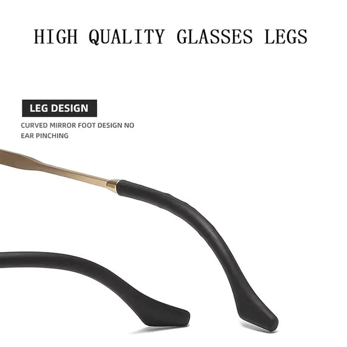 Lunettes De soleil en métal pour hommes