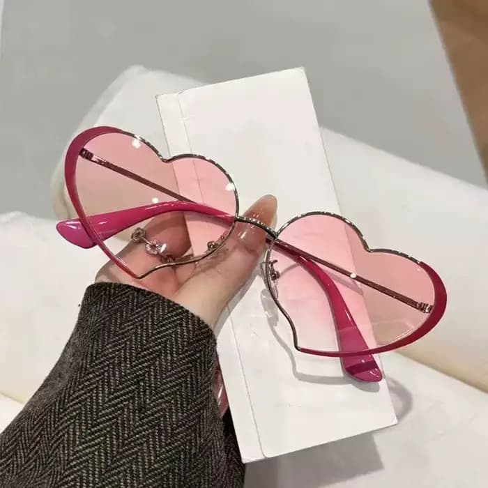 Lunettes de soleil œil de chat roses vintage de luxe pour hommes et femmes