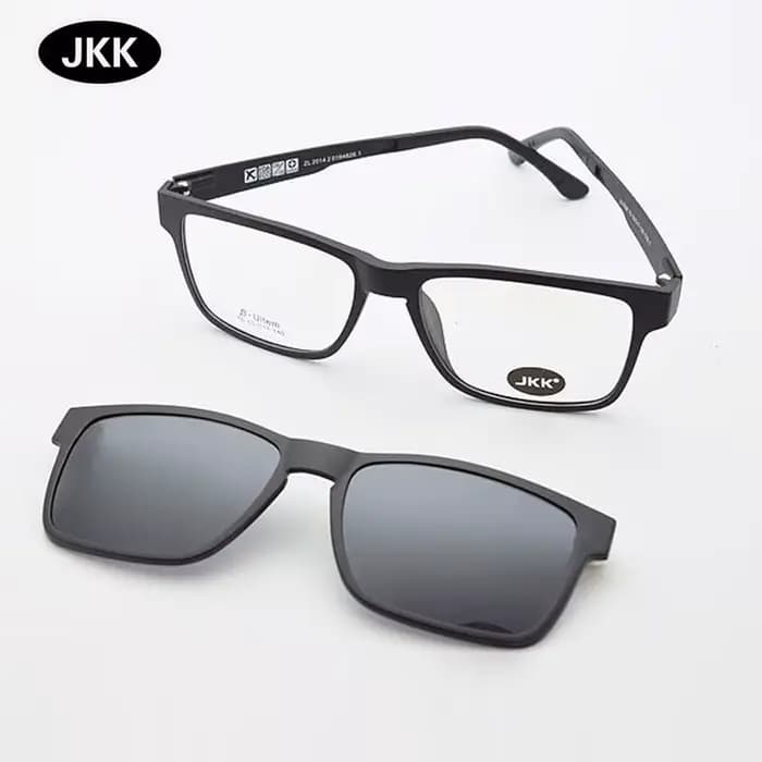 Ultem-Monture de lunettes pour hommes avec clip magnétique polarisé