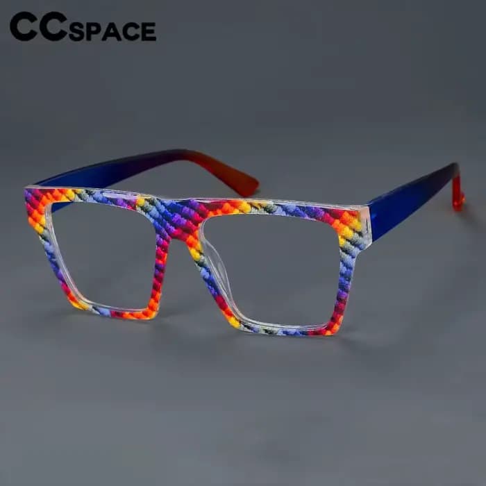 Lunettes de lecture à rayures arc-en-ciel pour femmes