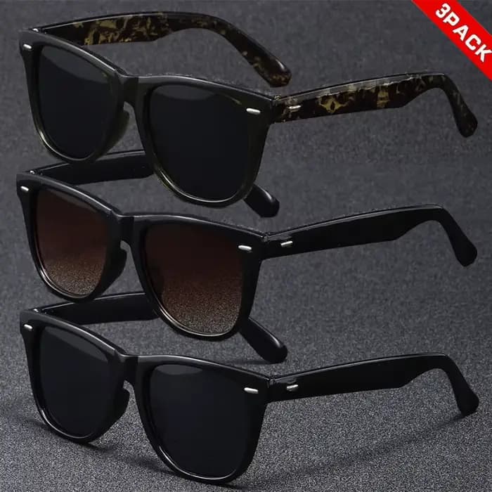 Lunettes de soleil classiques style Wayfarer