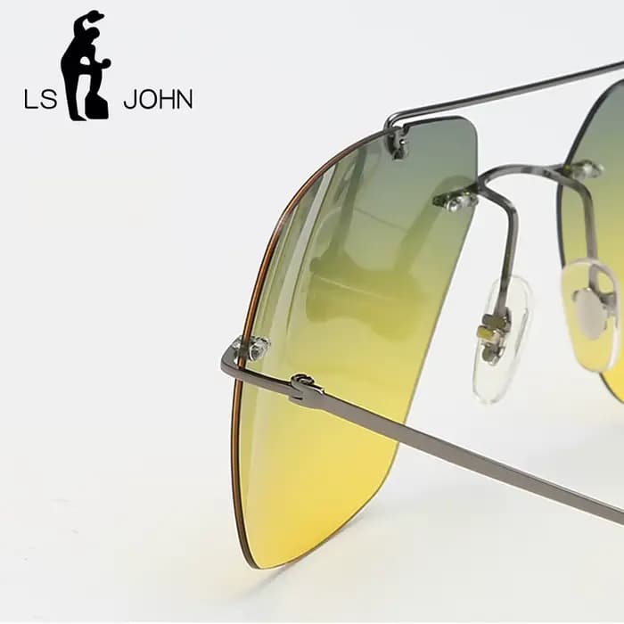 LS Chain-Lunettes de soleil polarisées en titane ultralégères pour hommes et femmes
