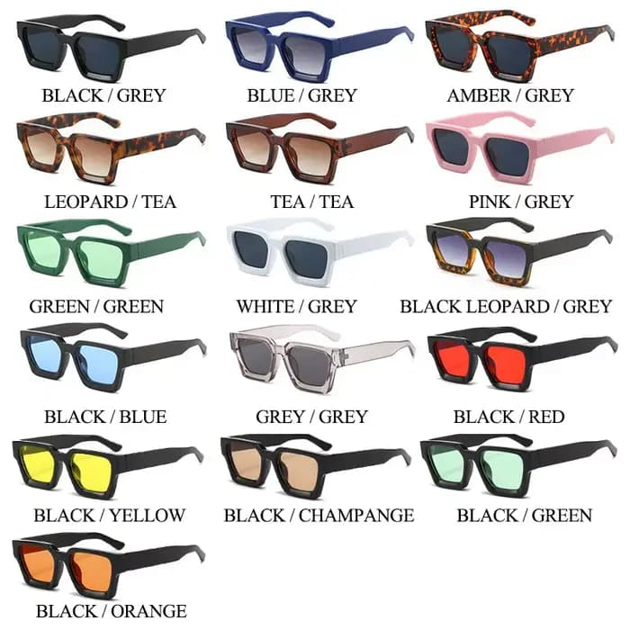 SHAUNA Ins – lunettes de soleil carrées populaires pour femmes et hommes