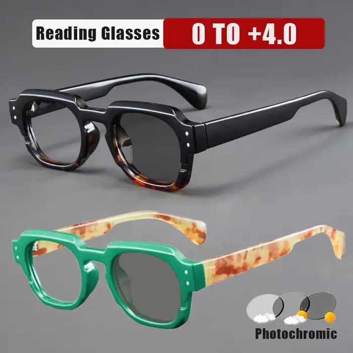 Lunettes de lecture photochromiques