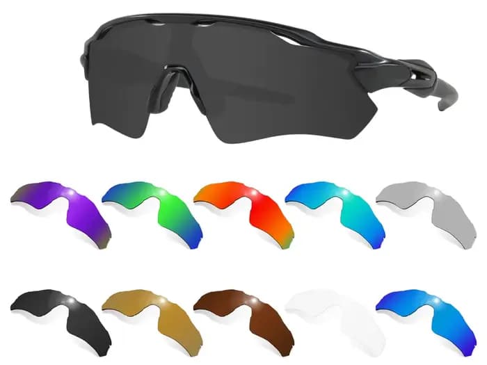 Verres de remplacement polarisés Glintbay Performance pour lunettes de soleil Oakley Radar EV Path-plusieurs couleurs