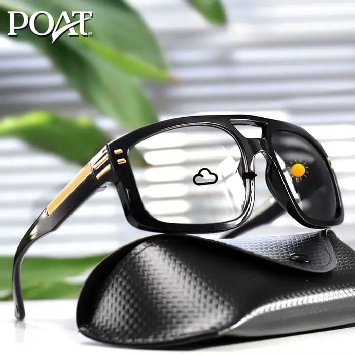 Lunettes de soleil photochromiques décontractées pour hommes et femmes