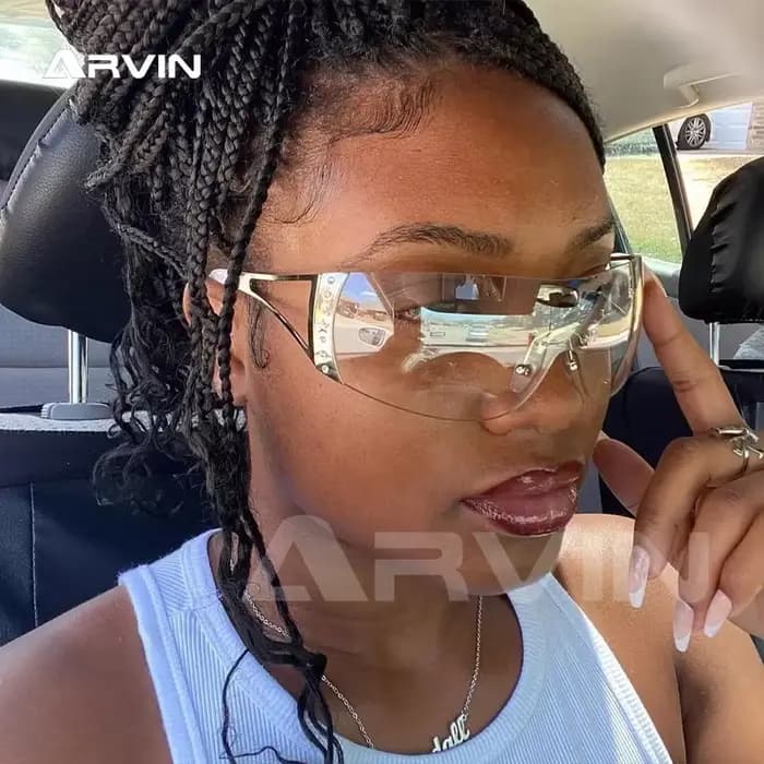 Lunettes de soleil rondes rétro pour hommes et femmes