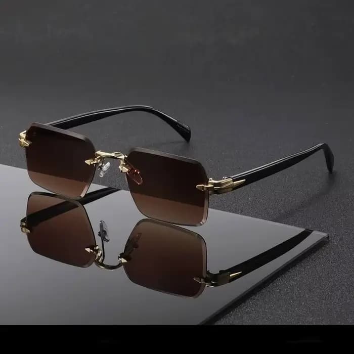 Lunettes carrées à la mode pour hommes