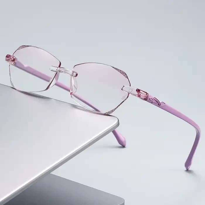 Lunettes de lecture coupe diamant pour femmes