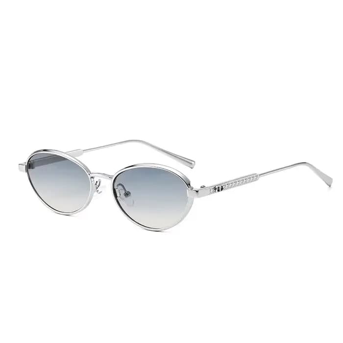 Lunettes de soleil ovales rétro pour femmes