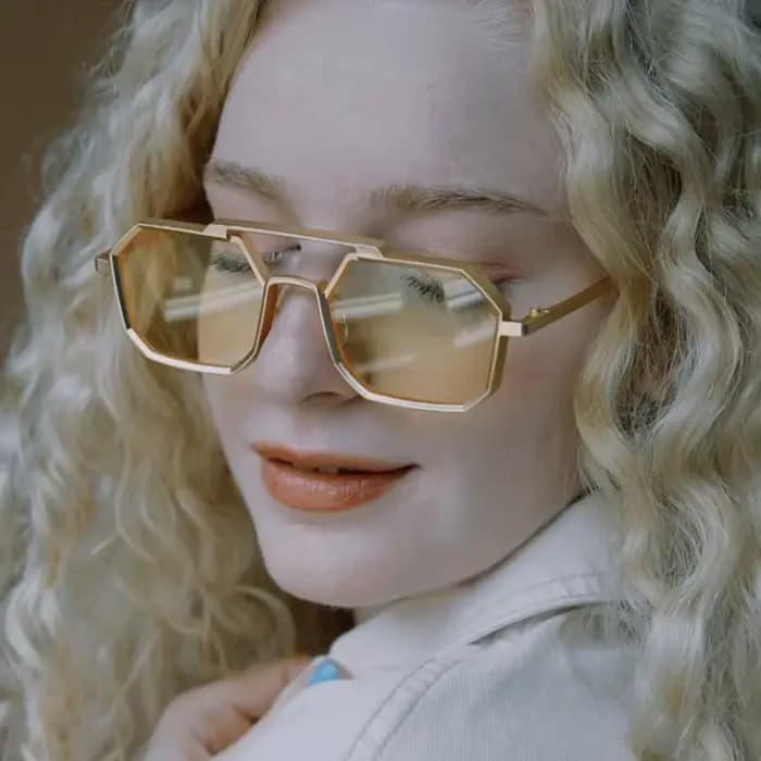 Lunettes de soleil à montures métalliques pour hommes et femmes