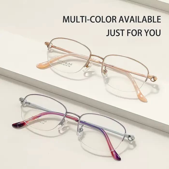 Haute qualité titane ultra-léger Vintage femmes montures de lunettes rétro luxe