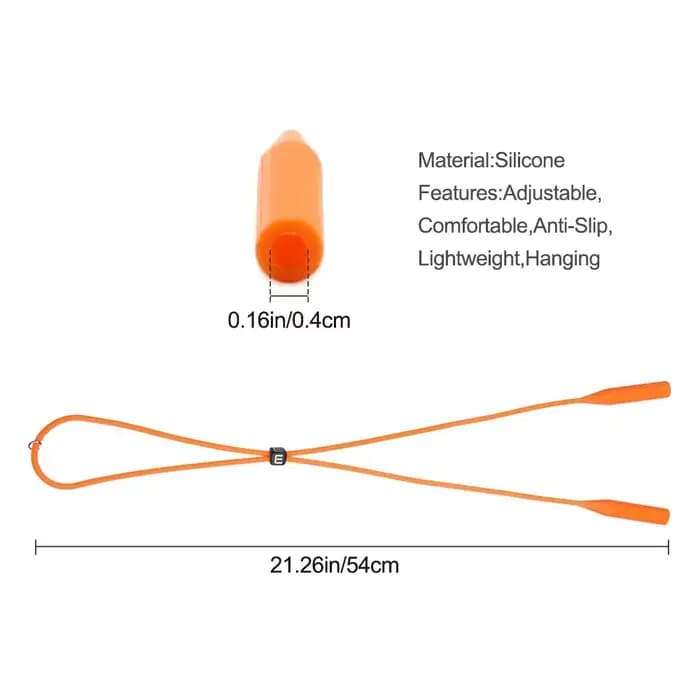 Accessoires de lunettes sport Silicone anti-dérapant