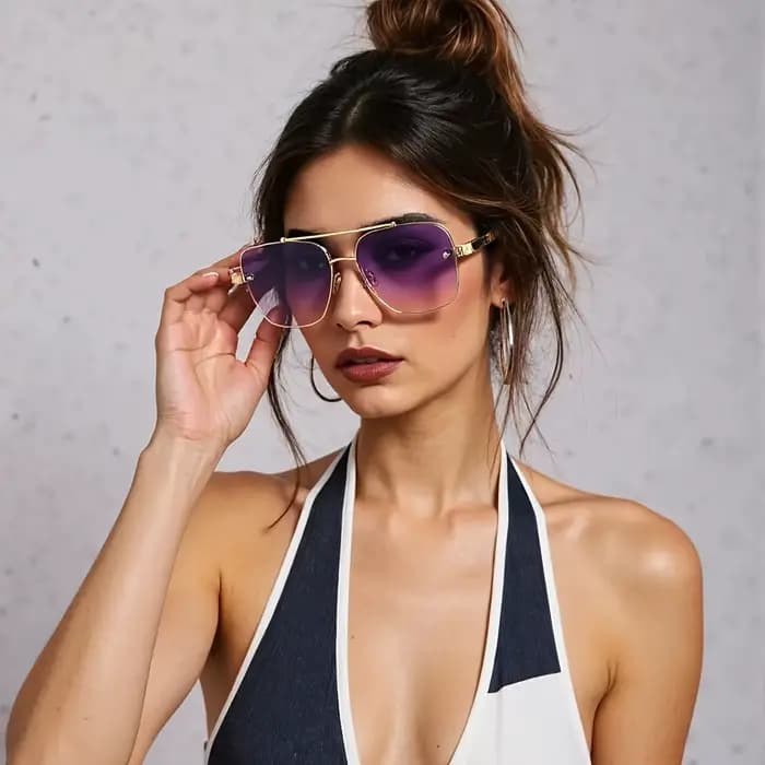 Lunettes de soleil vintage pour femmes