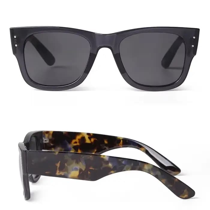 Lunettes De soleil carrées en écaille De tortue pour femmes