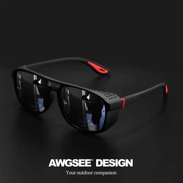 Lunettes de soleil de sport professionnelles – Polarisées coupe-vent UV400 pour le cyclisme