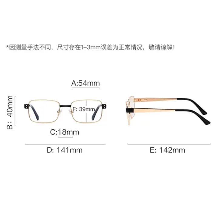 Lunettes de lecture rectangulaires pour femme