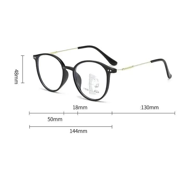 Lunettes de lecture multifocales rondes et tendance