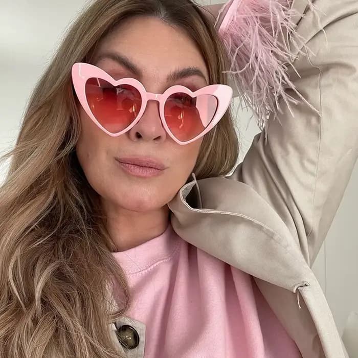 Lunettes De soleil en forme De cœur pour femmes
