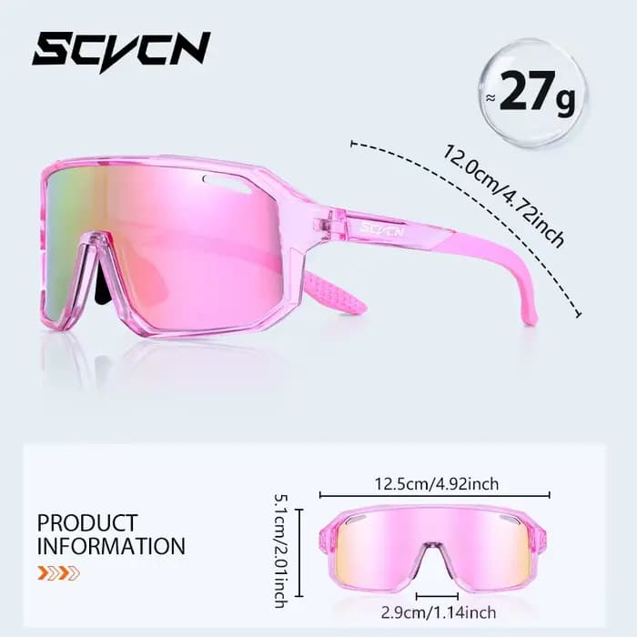 Lunettes de soleil pour vélo SCVCN pour garçons