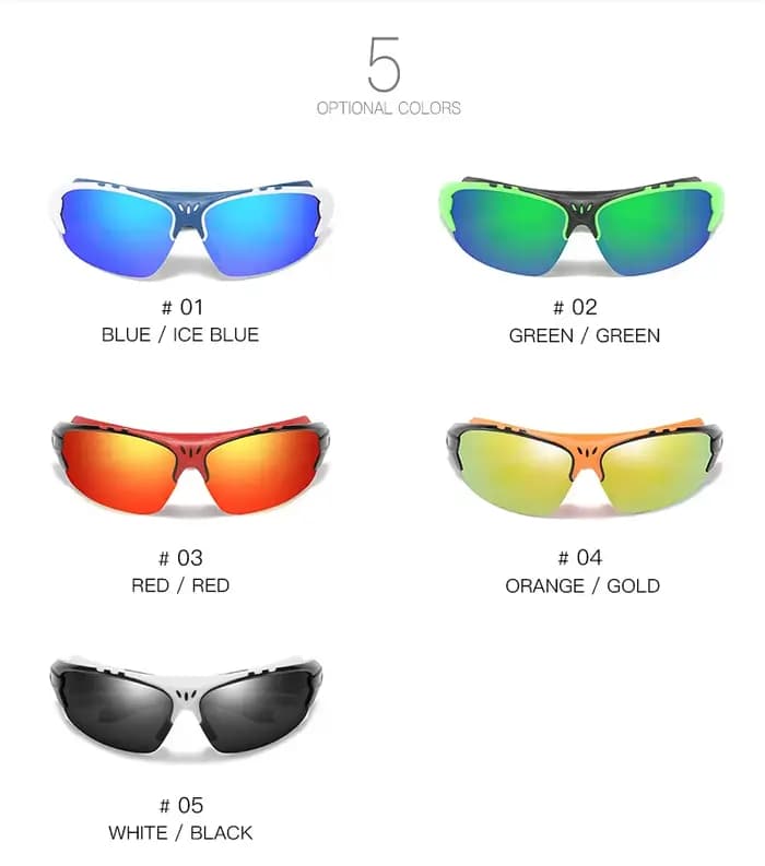 Hommes femmes sport lunettes de soleil