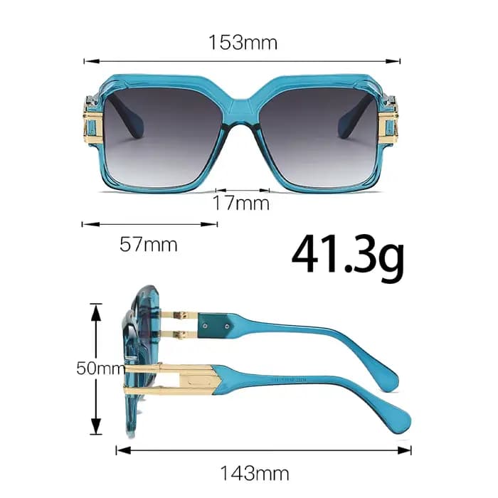 Lunettes de soleil vintage à motifs léopard pour femmes