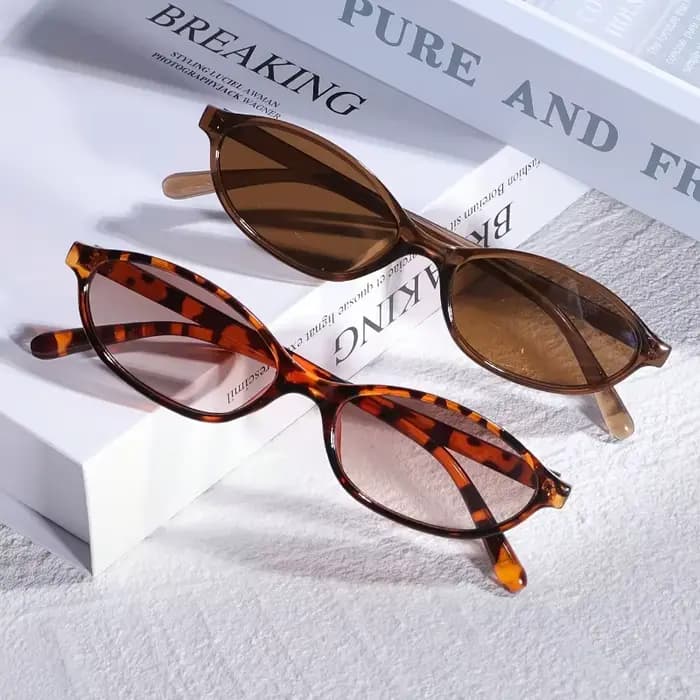 Lunettes ovales unisexes élégantes