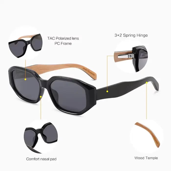 Lunettes de soleil style Bayonetta pour femmes